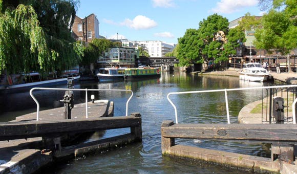 Visit London on a canal boat